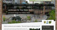 Desktop Screenshot of creechsgarden.com